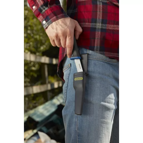 STANLEY FATMAX általános kés, inox penge, műanyag tok                                                 0-10-232