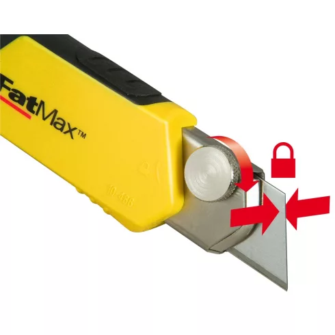 STANLEY FATMAX fémházas tördelhető pengés, fémmegvezetéses kés 25mm                                   0-10-486