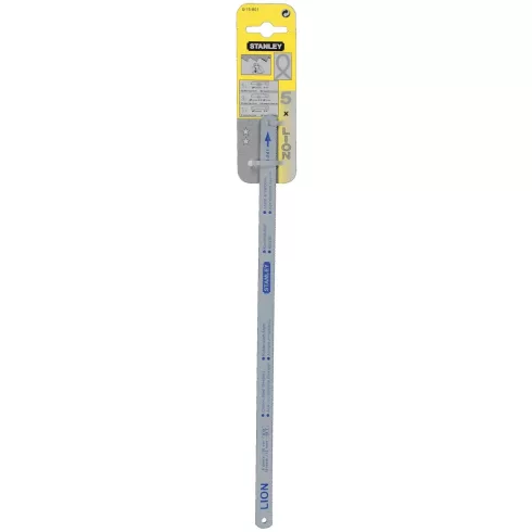 STANLEY 300mm-es fémfűrészlap lion 8, 10 és 12-es fog 5db                                             0-15-801