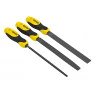   STANLEY 3 részes ráspoly készlet (lapos, kerek, félkerek) durva 200mm                                 0-22-477