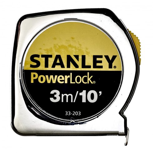 STANLEY Powerlock mérőszalag 3m/10ft×12,7mm                                                           0-33-203