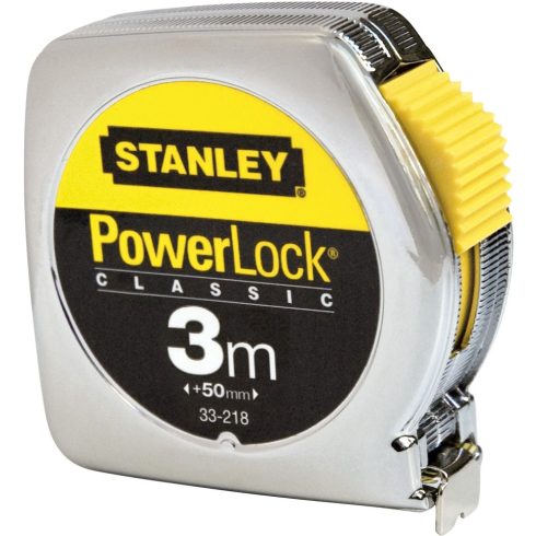 STANLEY Powerlock mérőszalag fémházas 3m×12,7mm                                                       0-33-218