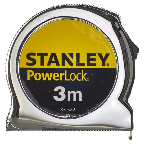 STANLEY Powerlock mérőszalag 3m×19mm                                                                  0-33-522