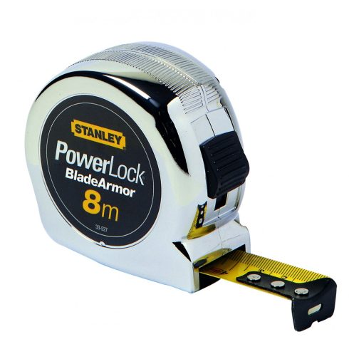 STANLEY Powerlock mérőszalag bladearmor 8m×25mm                                                       0-33-527