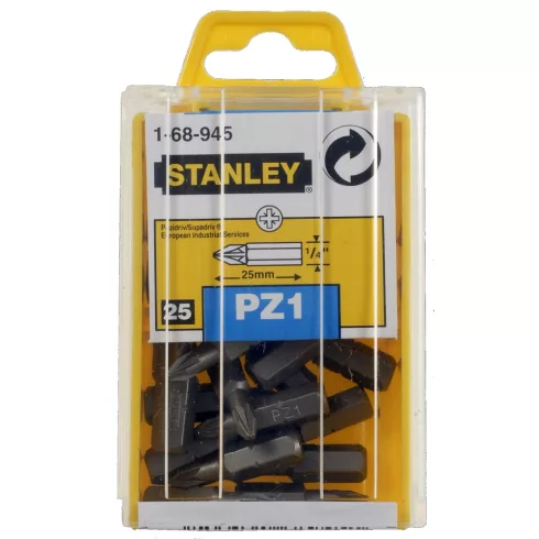 STANLEY Bit PZ1×25mm 25db                                                                             1-68-945