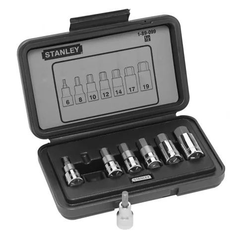 STANLEY 1/2'-os imbusz dugókulcs készlet 7 részes                                                     1-89-099