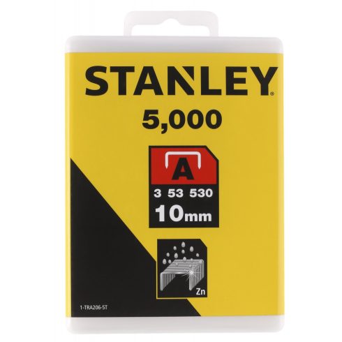 STANLEY 10mm-es 'A' kapocs a5/53/530 5000db/csomag                                                    1-TRA206-5T