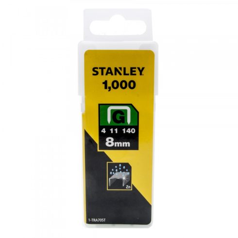 STANLEY 8mm-es 'G' kapocs g4/11/140 1000db/csomag                                                     1-TRA705T