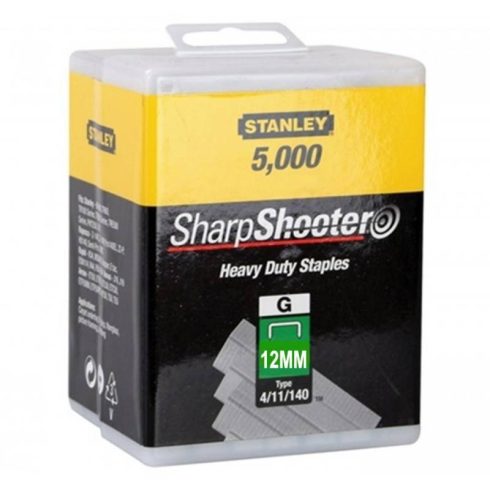 STANLEY 12mm-es 'G' kapocs g4/11/140 5000db/csomag                                                    1-TRA708-5T