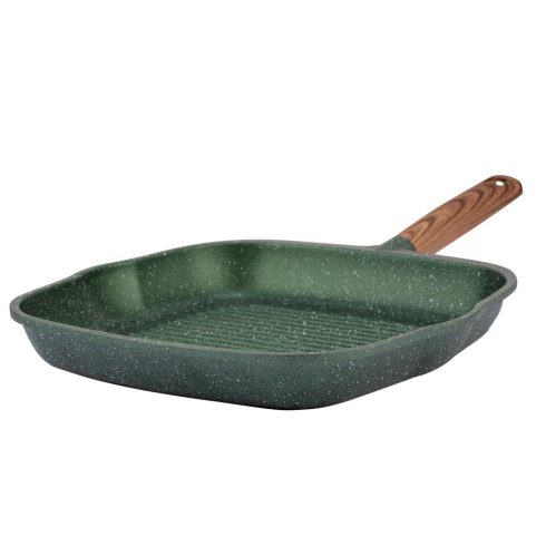 Nava Omega grillserpenyő, tapadásmentes öntött alumínium, kőbevonattal, 28 cm, HSO                    10-255-020