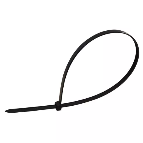 Vezetékkötegelő, fekete, 98x2,5mm                                                                     121PR