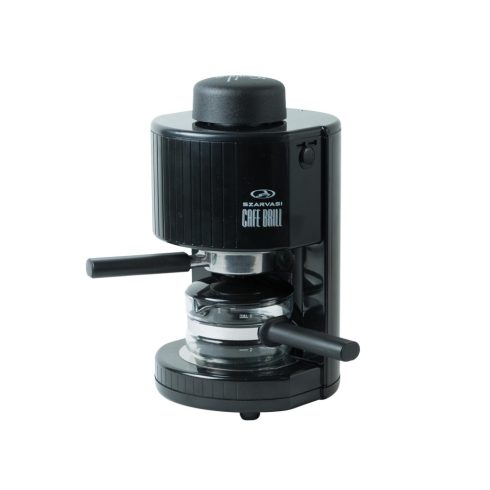 Szarvasi SZV-623 CAFE BRILL kávéfőző, 800W, 304 kPa, 400ml, 6 személy, őrölt kávé főzés, fekete, HSO  13760