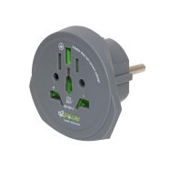   UTAZÓADAPTER WORLD TO EUROPE Q2, HSO                                                                  1.100100-TH