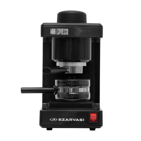 Szarvasi SZV-612/3 Mini Espresso kávéfőző, 800 W, 3.04 bar, üveg kiöntő, hőkorlátozó, hőkioldó        32862