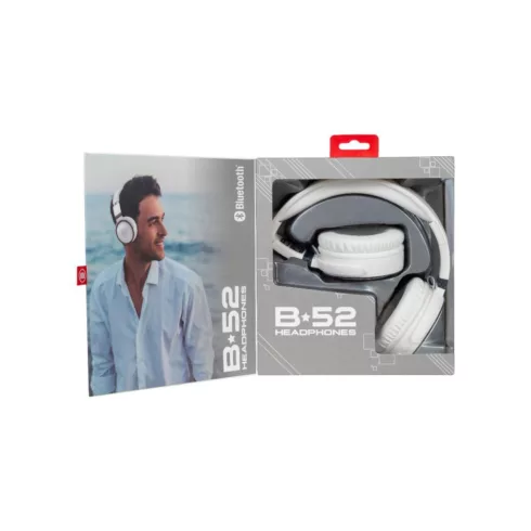 Maxell HP-BTB52 vezeték nélküli fejhallgató, Bluetooth, AUX-IN, mikrofon, automata kikapcsolás, HSO   348357