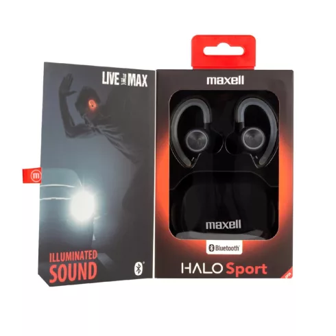 Maxell HALO Sport vezeték nélküli fülhallgató, TWS, 93dB, mikrofon, vezeték nélküli töltés, HSO       348484
