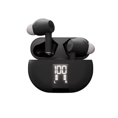 Maxell MAXPODS vezeték nélküli fülhallgató, aktív zajszűrés, TWS, Bluetooth, ENC, mikrofon, HSO       348596