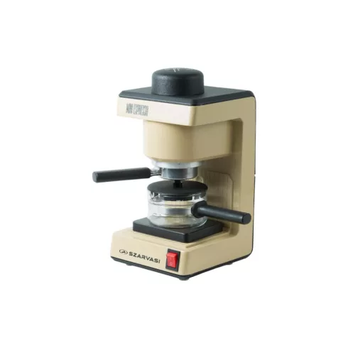 Szarvasi MINI ESPRESSO (SZV-612/3) kávéfőző, 800W, 2-6adag, 3,04bar, őrölt kávé főzésére, drapp, HSO  35350