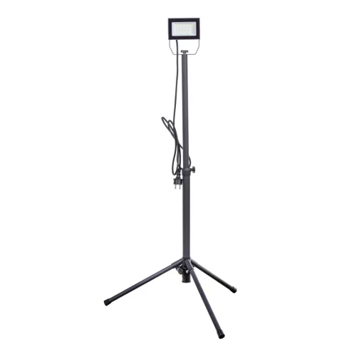 LED állványos fényvető Ispot, 30W, 3000lm, 4000K, 1.5m vezetékkel, IP65, E, HSO                       47013
