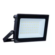   LED fényvető, falra szerelhető, 50W, 5500lm, 4000K, IP65, fekete, E, HSO                              48984