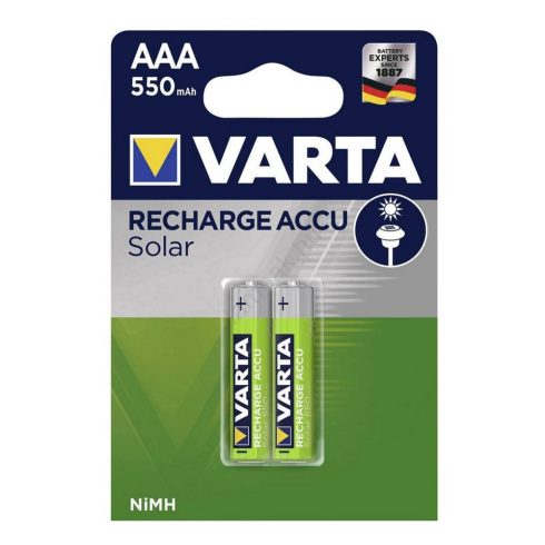 AAA akkumulátor 550 mAh 2 db/csomag Solar, HSO                                                        56733