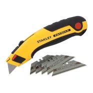   STANLEY FATMAX visszatolható trapézpengés kés 5 db karbid pengével                                    7-10-778