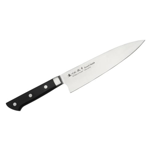Satake Satoru Gyuto (Séf) japán konyhakés, 21 cm penge hossz, rozsdamentes acél, kemény műanyag mark  802-789