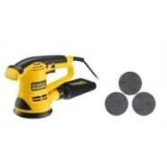   STANLEY FATMAX 480 W excentercsiszoló + AJÁNDÉK QUICK-FIT csiszolóháló szett 1x P80, 1x P120, 1x P24  A-FME440K-QS