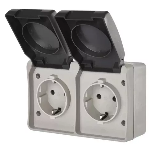 Dupla fali aljzat IP44 schuko                                                                         A1396.1