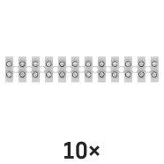   Sorkapocs 12x6mm fehér 10db                                                                           A4002