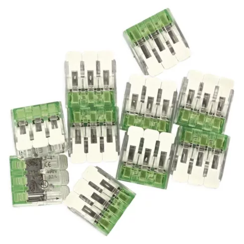 Karos vezetékösszekötő, 3x 0,2-4 mm2, 32 A, 450 V, 10 db/csomag                                       A9102