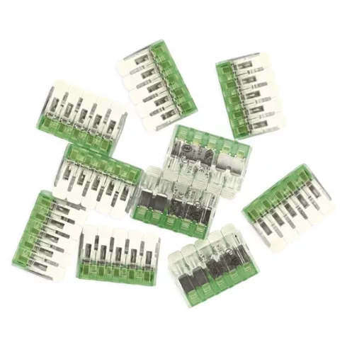 Karos vezetékösszekötő, 5x 0,2-4 mm2, 32 A, 450 V, 10 db/csomag                                       A9104