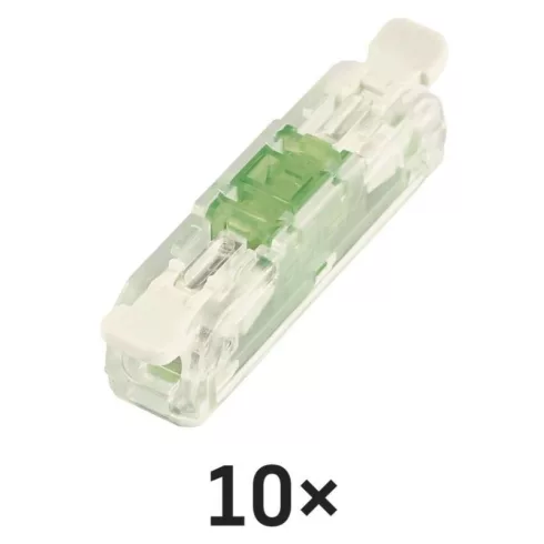 Egyenes karos vezetékösszekötő, 2x 0,2-4 mm2, 32 A, 450 V, 10 db/csomag                               A9111