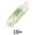 Egyenes karos vezetékösszekötő, 2x 0,2-4 mm2, 32 A, 450 V, 10 db/csomag                               A9111