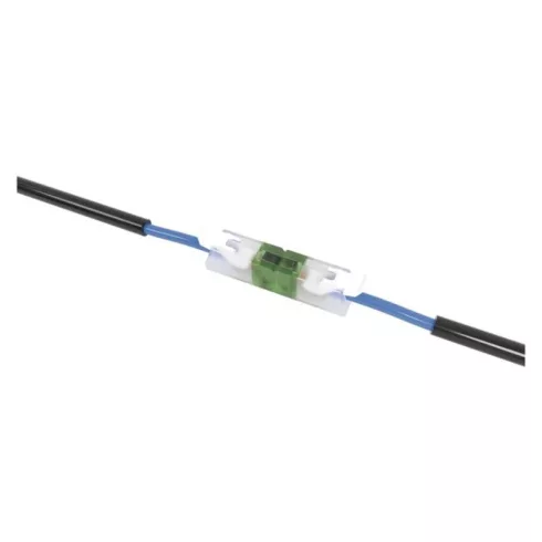 Egyenes karos vezetékösszekötő, 2x 0,2-4 mm2, 32 A, 450 V, 10 db/csomag                               A9111
