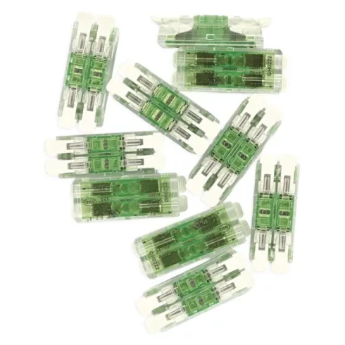 Egyenes karos vezetékösszekötő, 4x 0,2-4 mm2, 32 A, 450 V, 10 db/csomag                               A9112