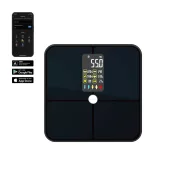  AENO BS2S testmérleg, SMART funkciók, max.180kg, profilok, BMI elemzés, szívállapot-értékelés, HSO    ABS0002S