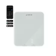   AENO KS1S konyhai mérleg, intelligens, 2g-8kg, LED kijelző, Bluetooth, edzett üvegfelület, IPX2, HSO  AKS0001S