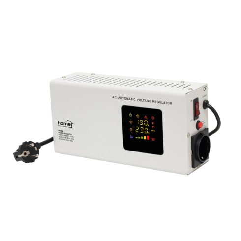 Feszültségstabilizátor, 500VA, automatikus, falra szerelhető, meghibásodás elleni védelem, HSO        AVR500S