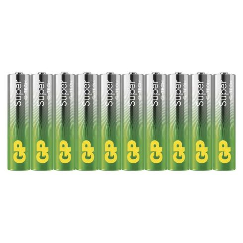 GP elem LR03 AAA mikroceruza, Super Alkáli, 10db/kis papír doboz                                      B0110G