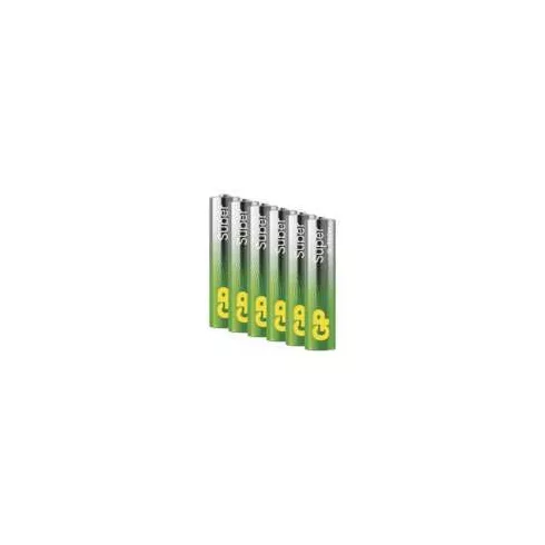 GP elem LR03 AAA mikroceruza, Super Alkáli, 6db/kis papír doboz                                       B0111V