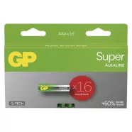   GP elem LR03 AAA mikroceruza, Super Alkáli, 16db/kis papír doboz                                      B0112H