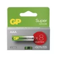   GP elem LR03 AAA mikroceruza, Super Alkáli, 8db/kis papír doboz                                       B01138