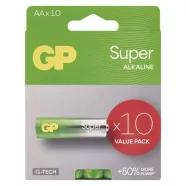   GP elem LR6 AA ceruza, Super Alkáli, 10db/kis papír doboz                                             B0121G