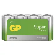   GP elem LR14 C bébi, Super Alkáli, 4db/fólia                                                          B01304
