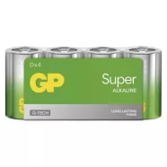   GP elem LR20 D góliát, Super Alkáli, 4db/ fólia                                                       B01404