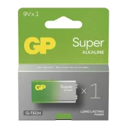   GP elem 6LR61 9V, Super Alkáli, 1db/ kis papír doboz                                                  B01511