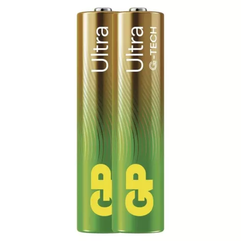 GP elem LR03 AAA mikroceruza, Ultra Alkáli, 2db/kis papír doboz                                       B02112