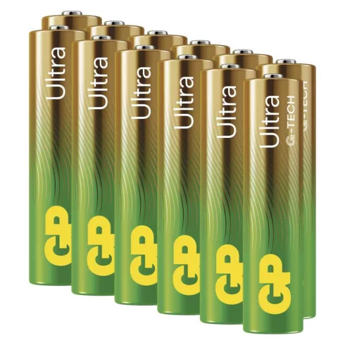 GP elem LR03 AAA mikroceruza, Ultra Alkáli, 12db/kis papír doboz                                      B0212F