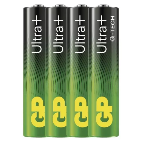 GP elem LR03 AAA mikroceruza, Ultra Plus Alkáli, 4db/kis papír doboz                                  B03114